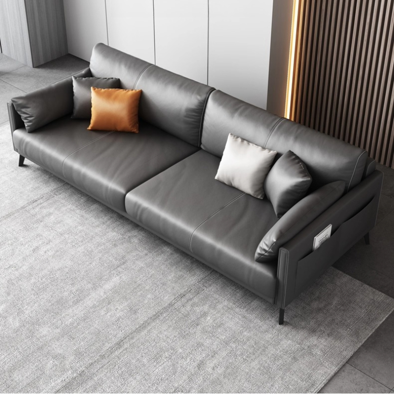 Office Furniture Luxury - Koeienhuid Zakelijk Kantoorbanken Receptie Mode Licht