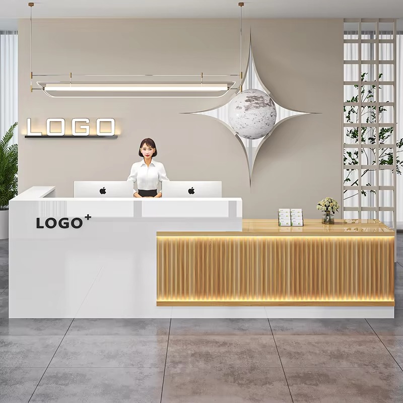 Office Furniture Bali - Schoonheid Moderne Receptiebalies Kassierontwerp Luxe Kantoor