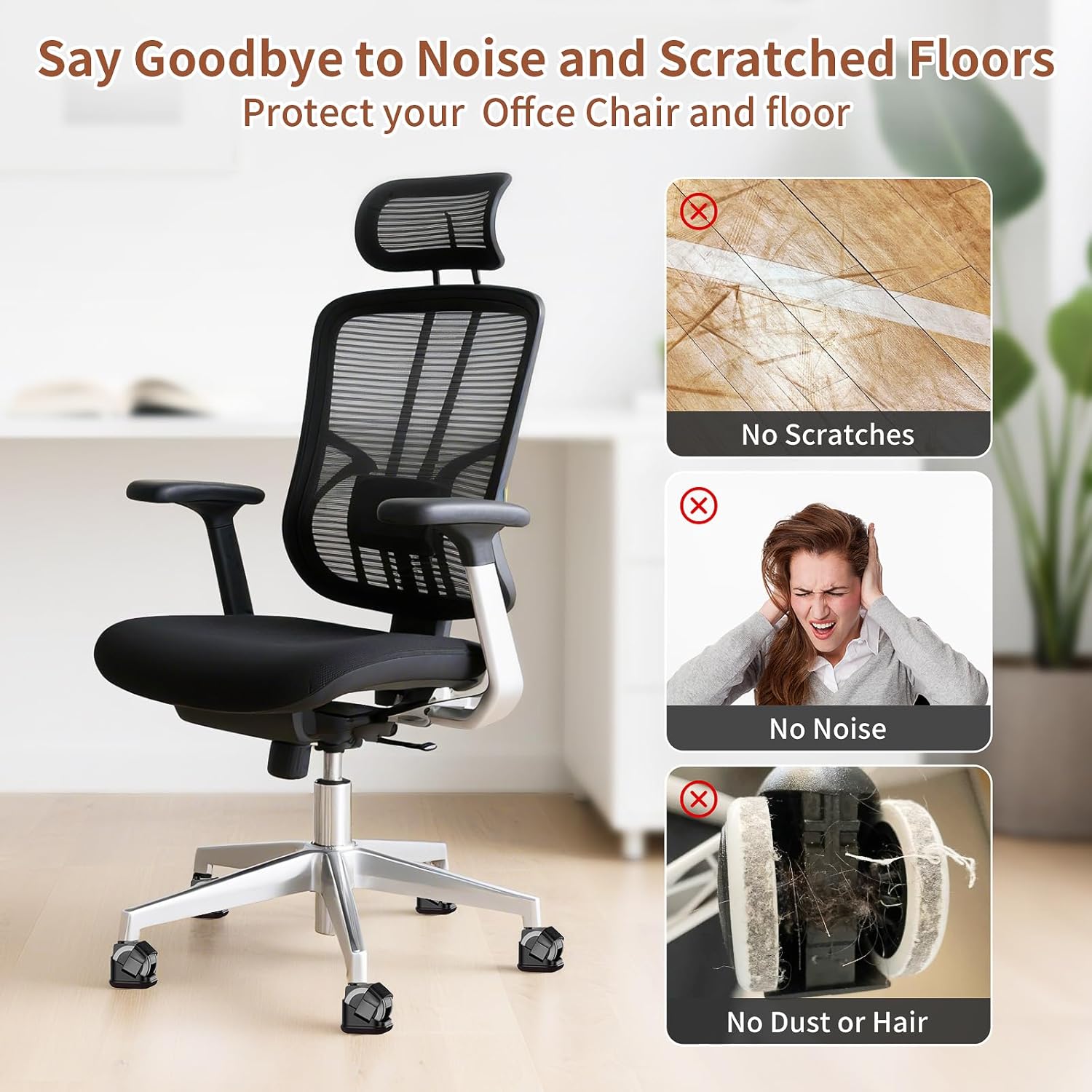 5 STKS Stoelbeenbeschermers Bu - Office Furniture Warehouse recensie en prijs