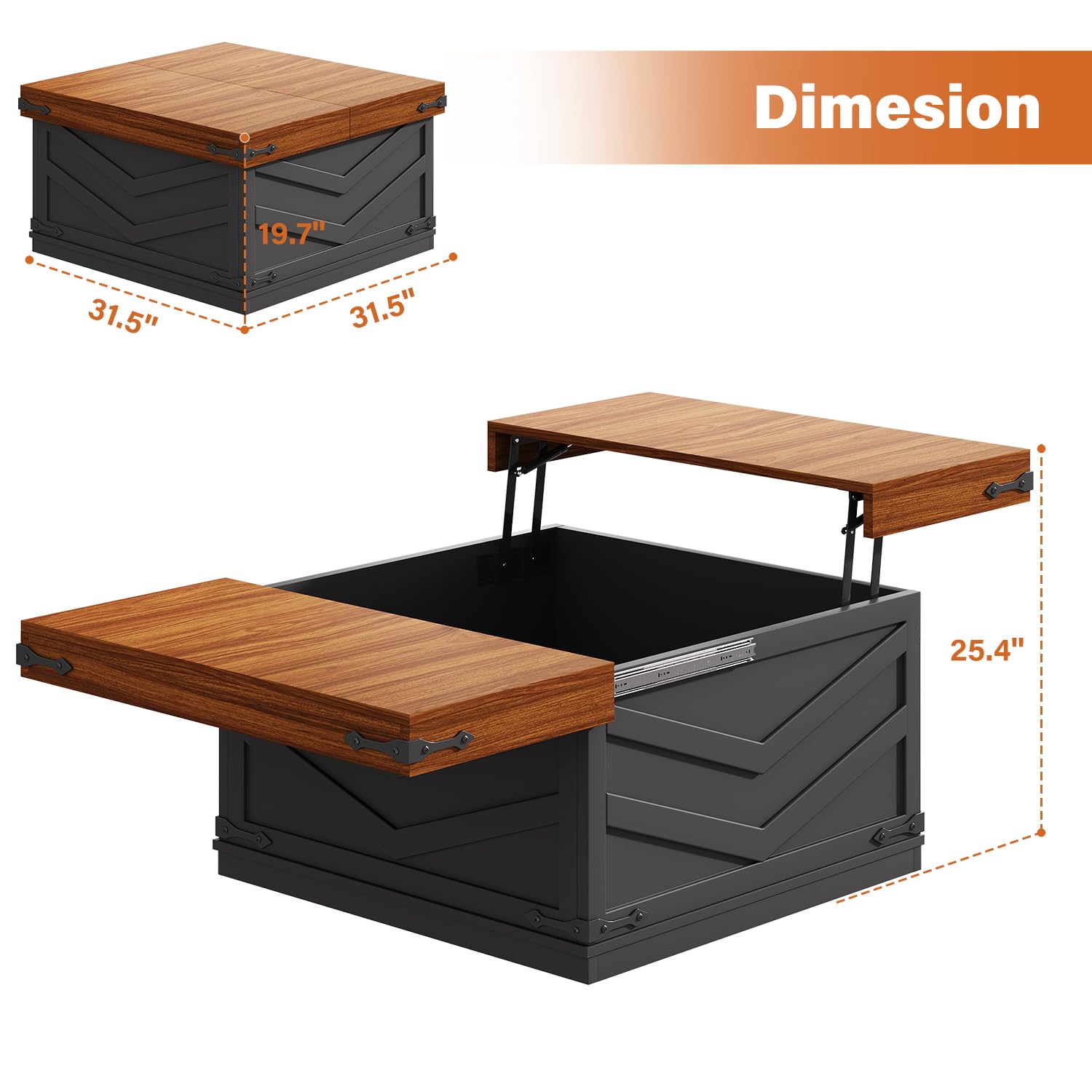 Opklapbare salontafel met vers - Office Furniture Center recensie en prijs