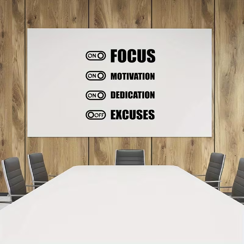 Motivatie-wandstickers voor de - Office Furniture Center recensie en prijs