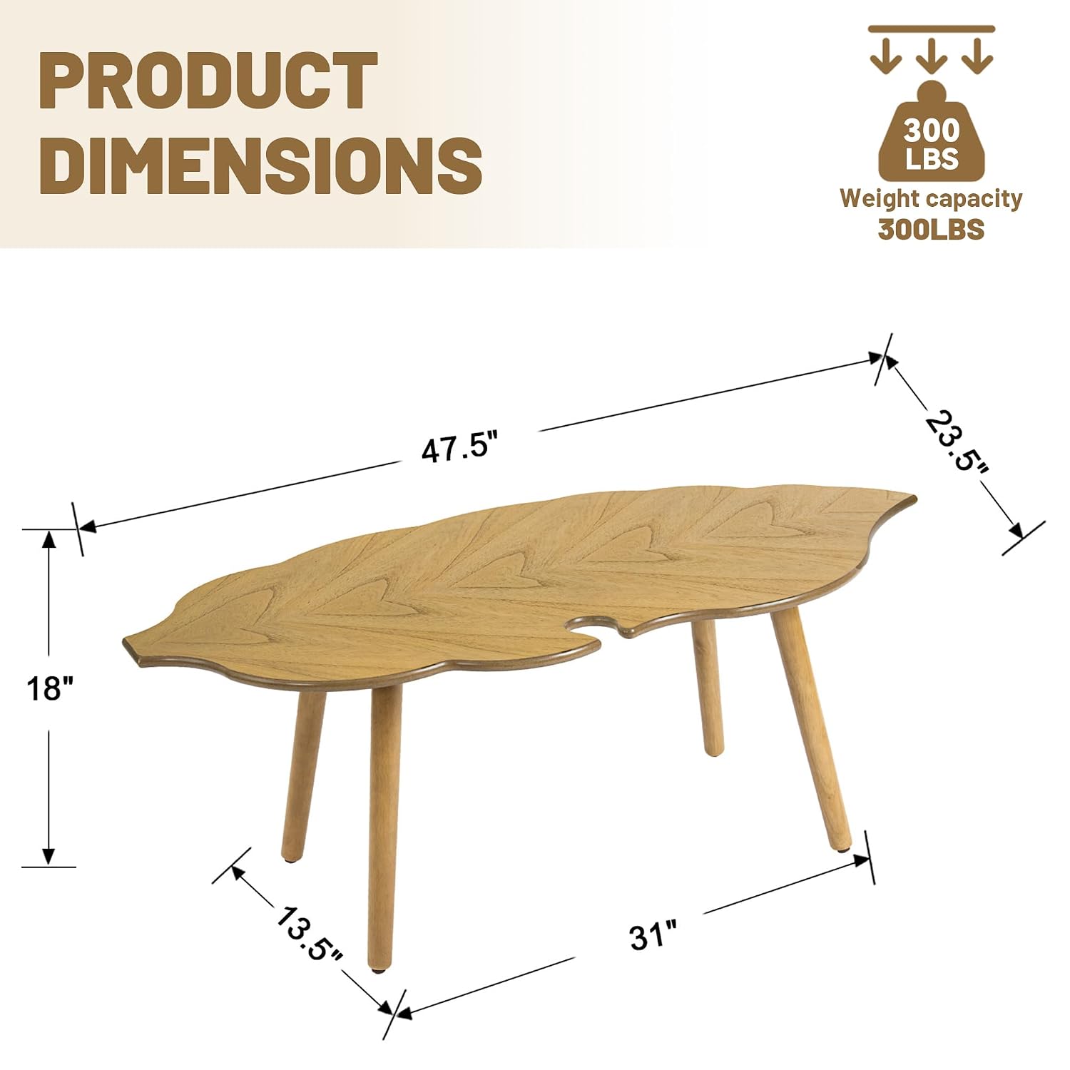 Kleine houten salontafel, eenv - Office Furniture Center recensie en prijs