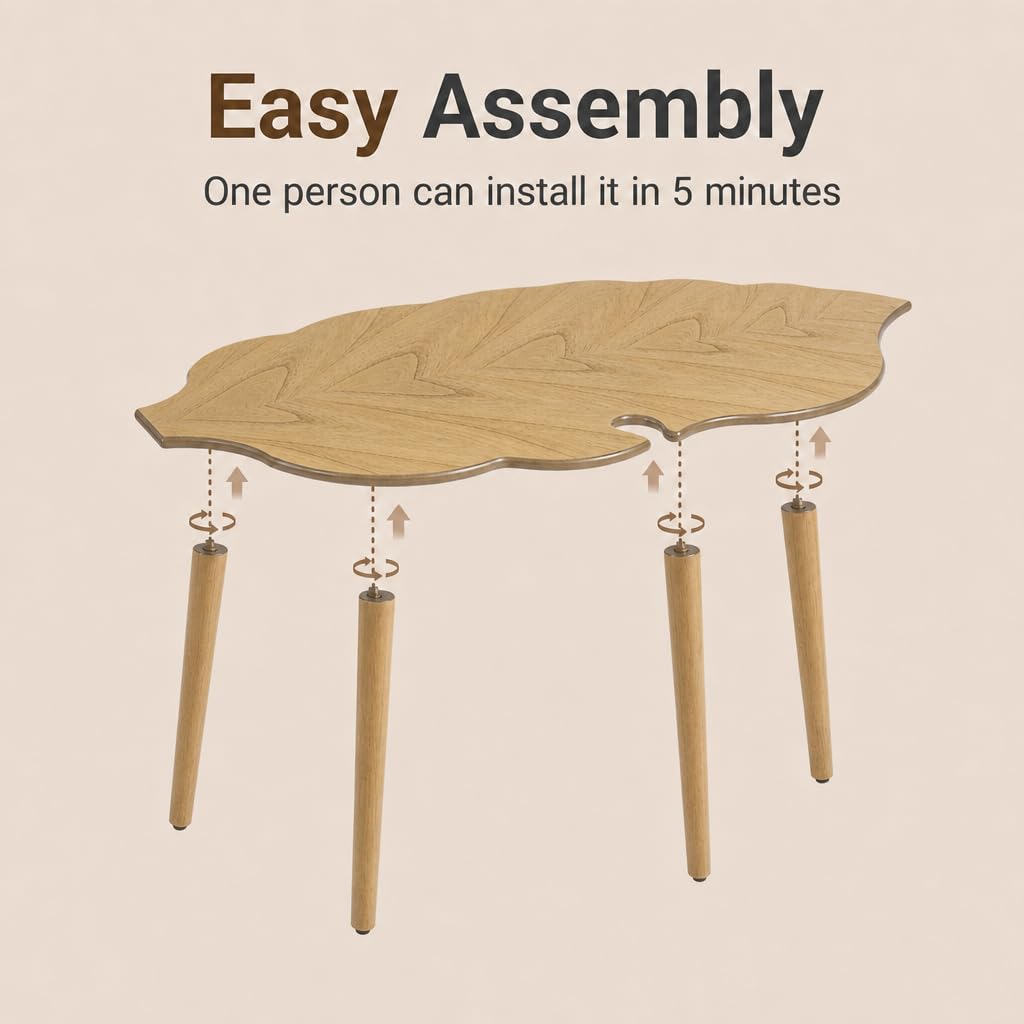 Kleine houten salontafel, eenv - Office Furniture Center recensie en prijs